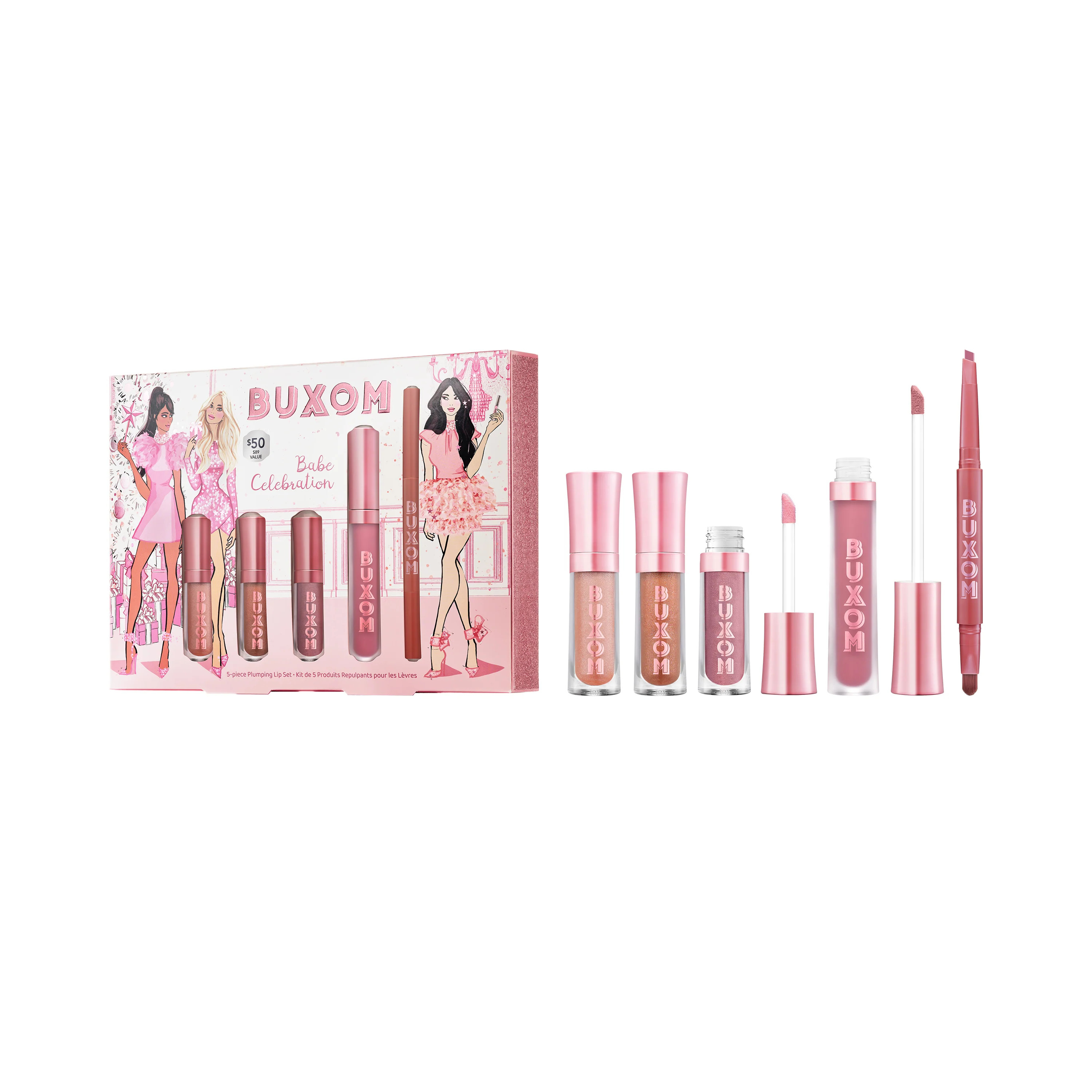 Babe Celebration Lip Gloss & Lip Liner Kit | BUXOM Cosmetics