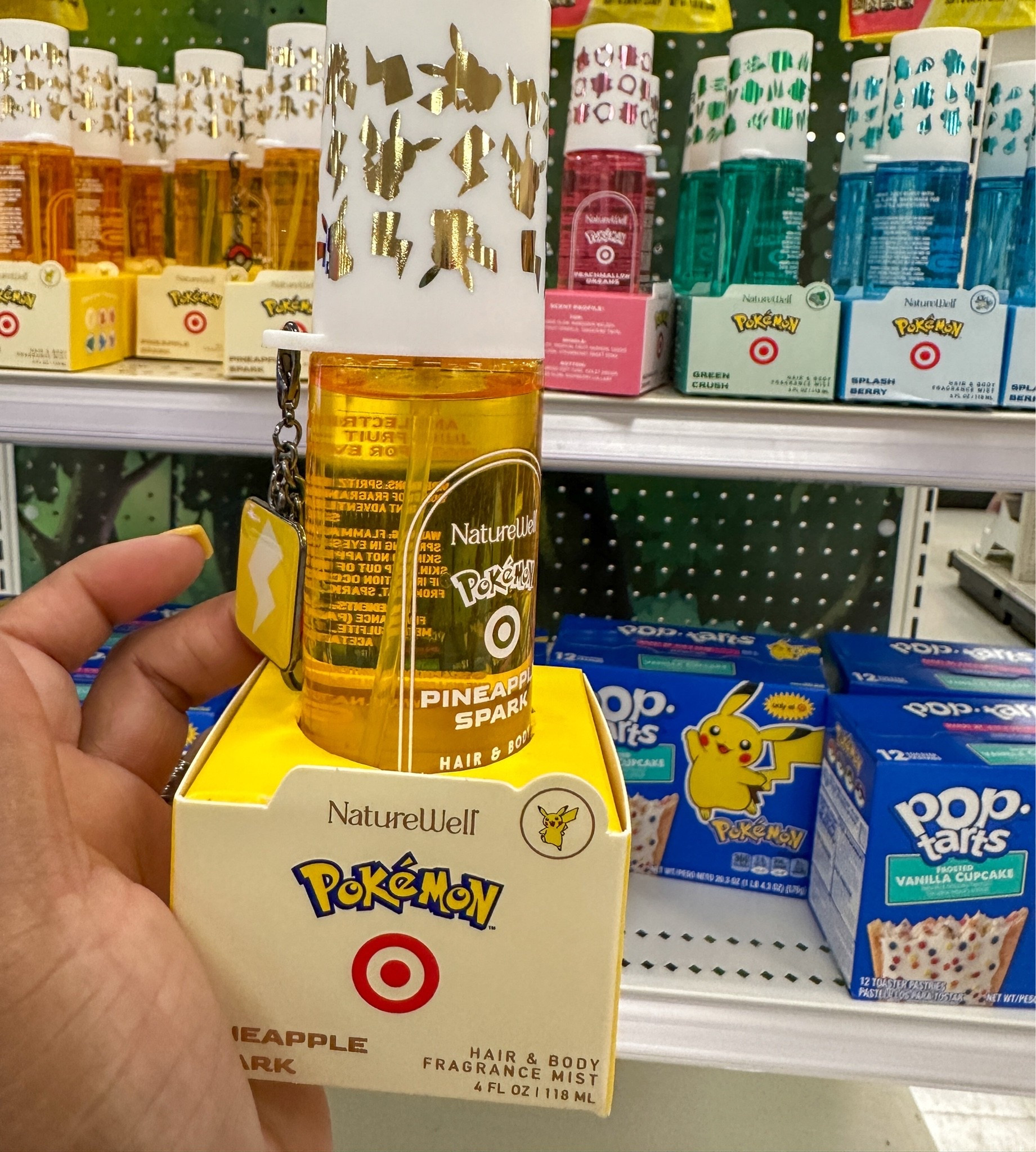Teenager picked this up at Target. The NEW NatureWell Women's Fragrance Mist Pikachu - Pokémon x Target #perfume #pokemon #target