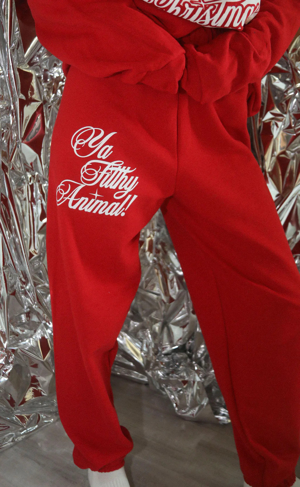 friday + saturday: filthy animal sweatpants | RIFFRAFF