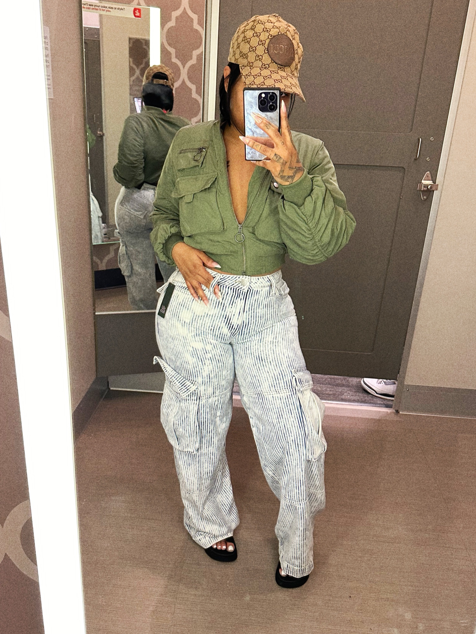 Are we still wearing cargo pants?! 💚

#LTKstyletip #LTKFestival #LTKfindsunder50