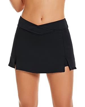 Aderea Women's Tennis Skorts with Pockets Golf Skorts Crossover Athletic Workout Running Skirts S... | Amazon (US)