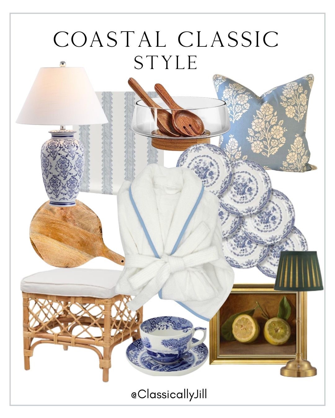 Coastal classic style on Amazon! Love these finds for a classic look. Grandmillennial home, coastal home, coastal decor, robe, Mother’s Day gift, blue and white pillows

#LTKHome #LTKStyleTip