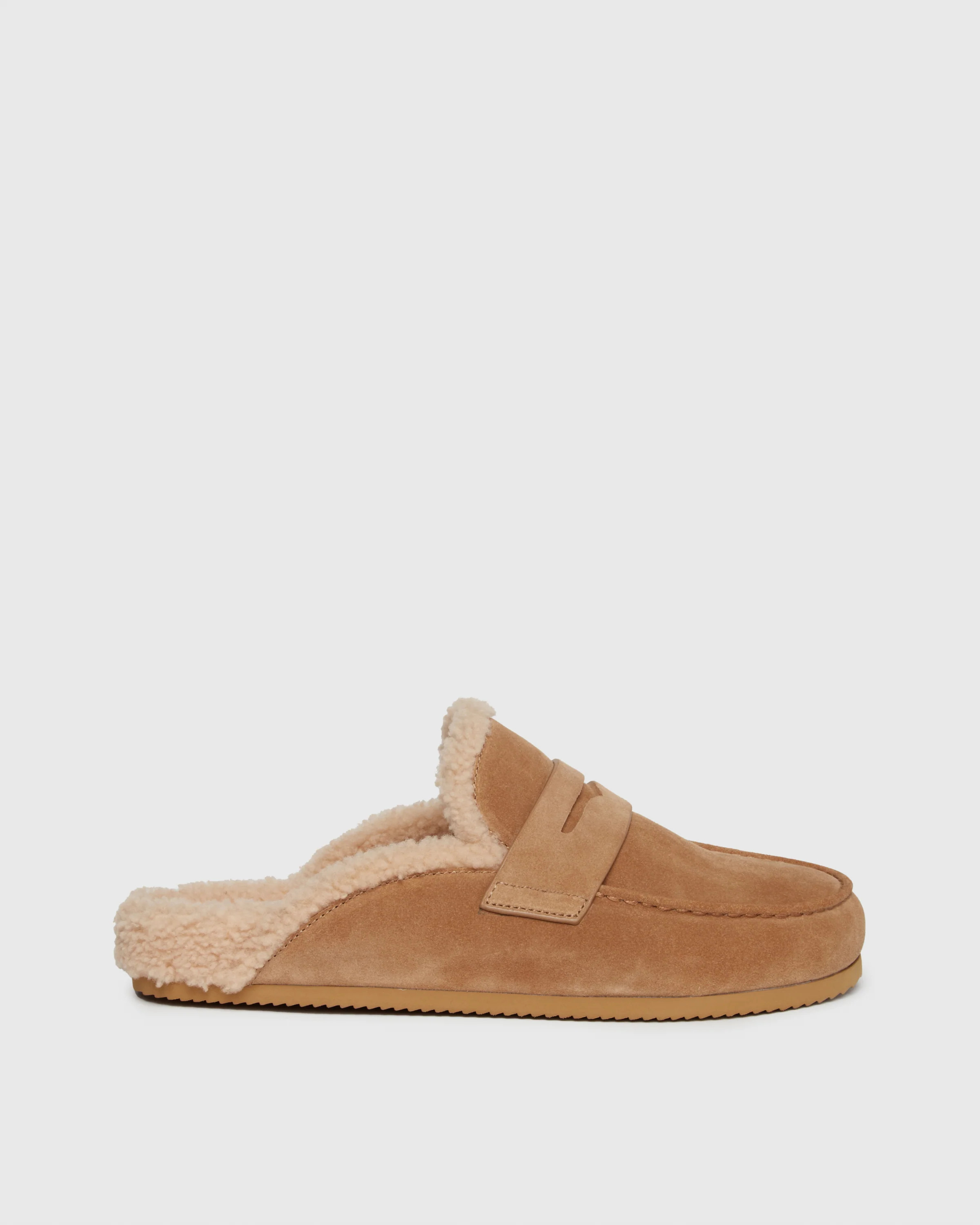 Wynn Shearling Flat | Paige