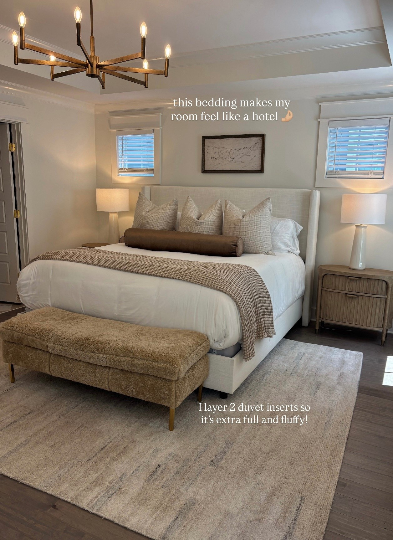 finally nailed the “hotel bed at home” look 🤍 linking everything I use (and yes I double up my duvet inserts for this feel)




neutral bedding, hotel style bed, cozy bedroom decor, bedroom styling ideas, bed layering, duvet inserts, fluffy bedding, bedroom inspo, organic modern bedroom, neutral home decor, cozy home aesthetic, high end bedroom look, amazon bedding, ltk home finds, bedroom refresh ideas, clean girl home

#LTKHome