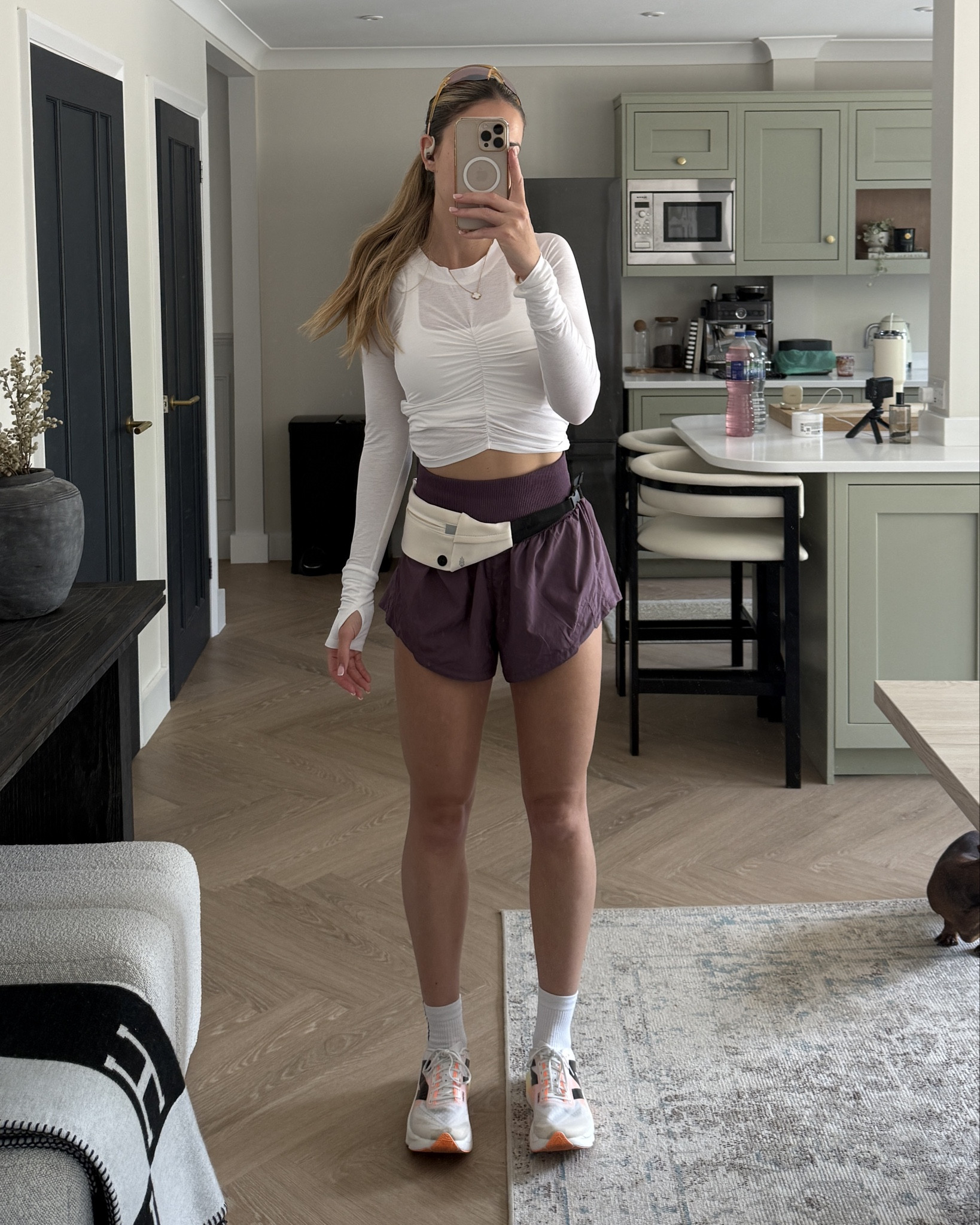 running outfit of the day! I wear a size small in everything. Love these shorts and top, probably my fave combo!! free people, running, activewear, workout

#LTKfitness #LTKuk #LTKAprilSpotlight