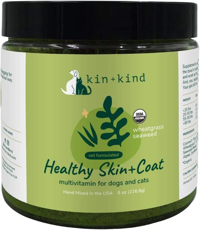 kin+kind Organic Multivitamin for Dogs & Cats - Vitamins and Supplements for Immune Support, Heal... | Amazon (US)