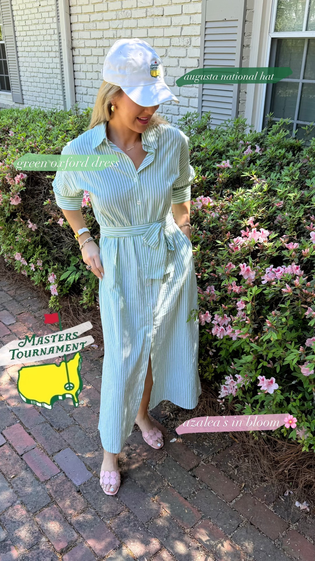 The cutest and comfiest Oxford style dress comes with a belt for a cinched waist, but can also be worn unbelted as a floaty beach cover-up, this is perfect for any spring and summer outing. It even has pockets. I’m wearing the green, but it also comes in many other colors. I will be getting others. This is such an easy throw on wearing a size small in the dress &  wearing a size 6.5 in the pink kitten heels.

#LTKmomlife #LTKSwim #LTKOver40