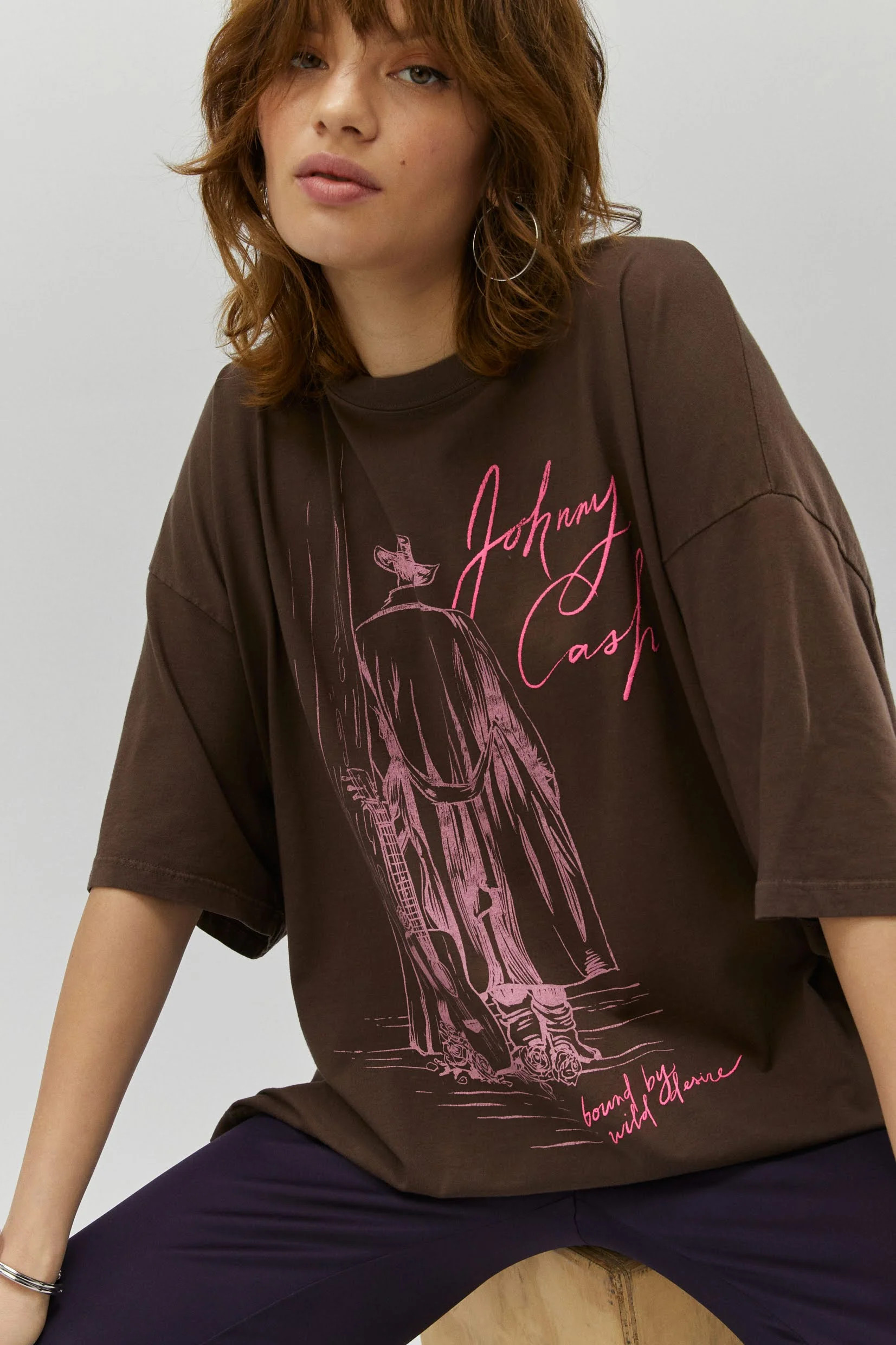 Johnny Cash Wild Desire OS Tee | Daydreamer