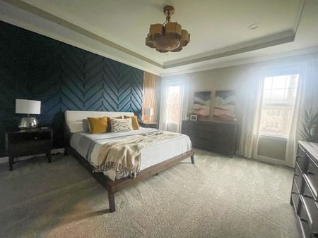 Mid century, modern master bedroom. World market, Ashley furniture.

#LTKsalealert #LTKfamily #LTKhome