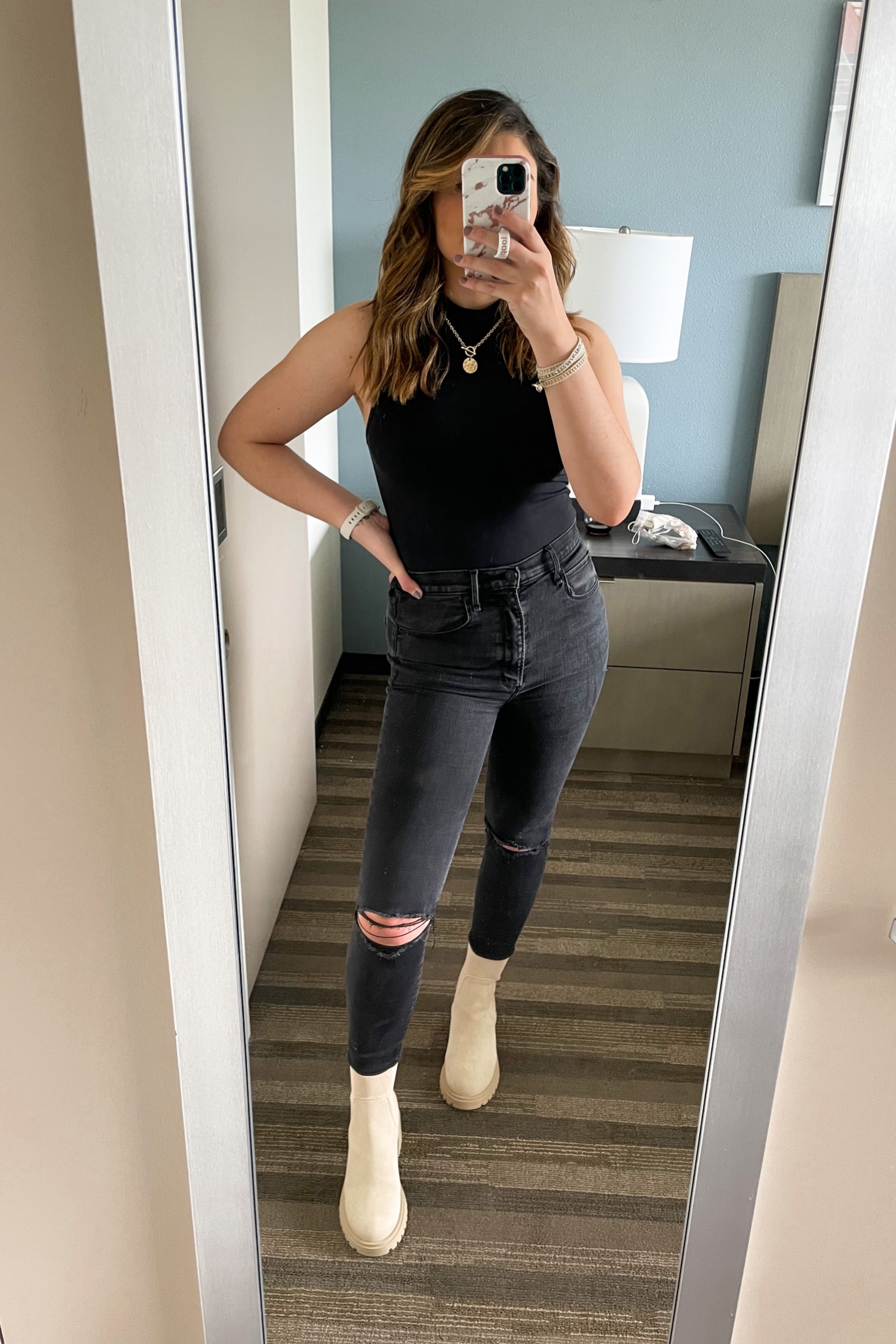 Chelsea Boots | Abercrombie Denim | All Black Outfit | Fall Fashion | Everyday Style | Minimal Style 

#LTKsalealert #LTKSeasonal #LTKshoecrush