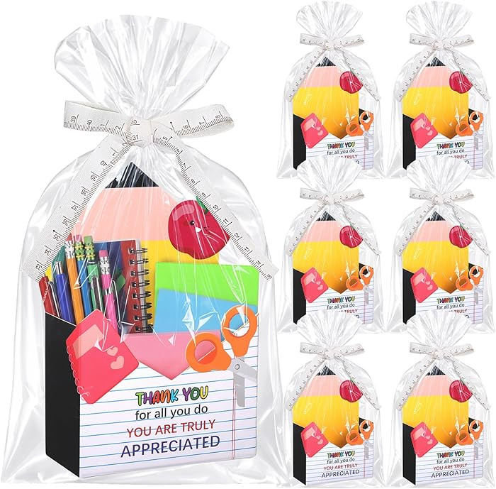 Eaasty 6 Pack Teacher Appreciation Gifts Bulk, Thank You Teacher Gift Boxes with Ribbon Cards, Fo... | Amazon (US)