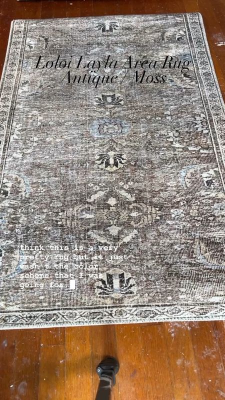 Loloi II Layla Collection in the color Antique/Moss
 Vintage Inspired Area Rig | Area Rugs | Loloi Rugs | Low Profile Rug | Traditional Area Rug | Vintage Area Rug

#LTKhome