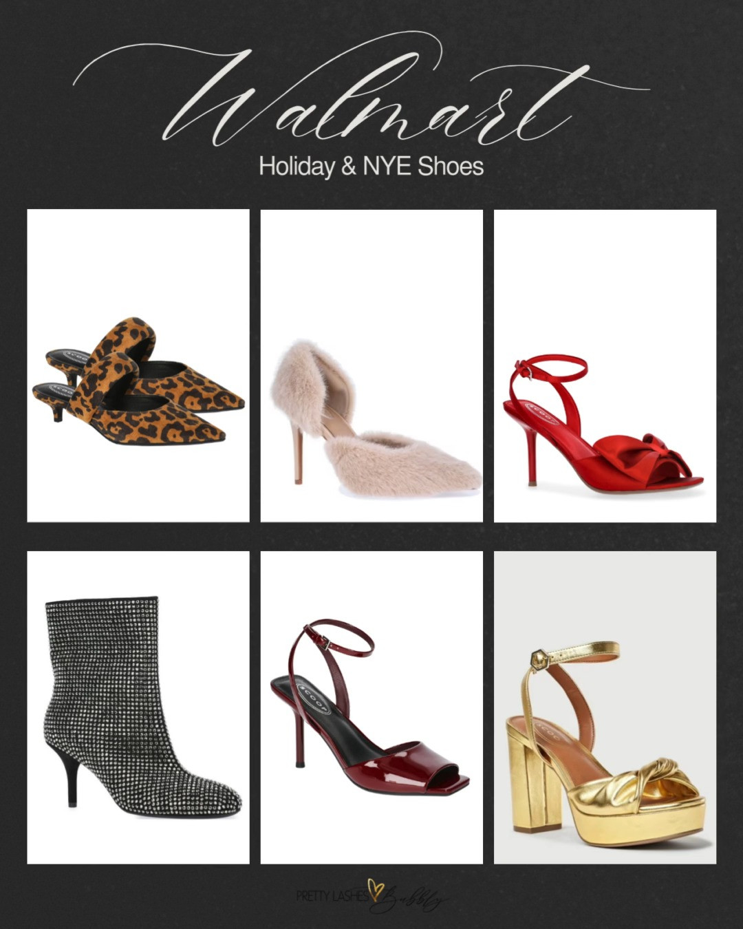 #walmartpartner @walmart #walmartstyle

Stepping into the holidays (and the New Year!) with sparkle ✨ Walmart has the cutest festive shoes right now — heels, flats, and glittery statement pieces that elevate any outfit without the high price tag. Perfect for party nights, cozy dinners, or that NYE countdown moment.

Tap to shop my favorite pairs! 👠🎉

#WalmartFashion #HolidayStyle #NYEShoes #LTKHoliday #LTKfashionfinds 

 #LTKmomlife #LTKSaleAlert #LTKFindsUnder50