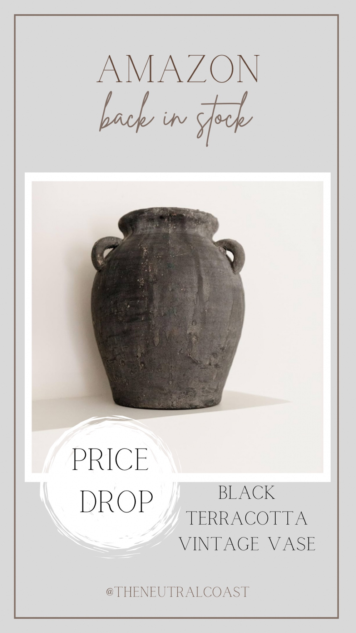 This black terracotta vintage vase just dropped in price and would be a great addition to your upcoming fall decor. 

Amazon deals. Amazon home.  Terracotta case. Vintage vase. Neutral home. Neutral decor.  

#LTKHome #LTKFindsUnder50 #LTKSaleAlert