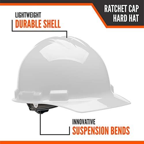 Malta Dynamics 4 pt. Suspension Hard Hat, Ratchet Cap Style, Construction Hard Hat for Safety, wi... | Amazon (US)