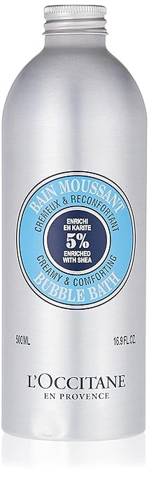 L'Occitane Creamy & Comforting Shea Butter Bubble Bath Enriched with 5% Shea, 16.9 fl. oz. | Amazon (US)