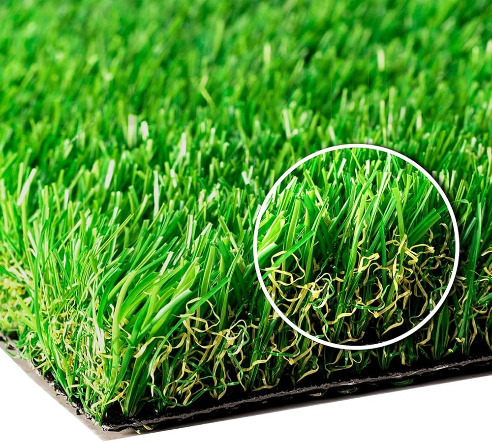SunVilla 6'X10' Artificial Grass Realistic 【Customized Sizes】 Grass Height 1 3/8" Indoor/Outd... | Amazon (US)