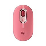 Logitech POP Mouse, Wireless Mouse with Customizable Emojis, SilentTouch Technology, Precision/Speed Scroll, Compact Design, Bluetooth, Multi-Device, OS Compatible - Heartbreaker Rose | Amazon (US)