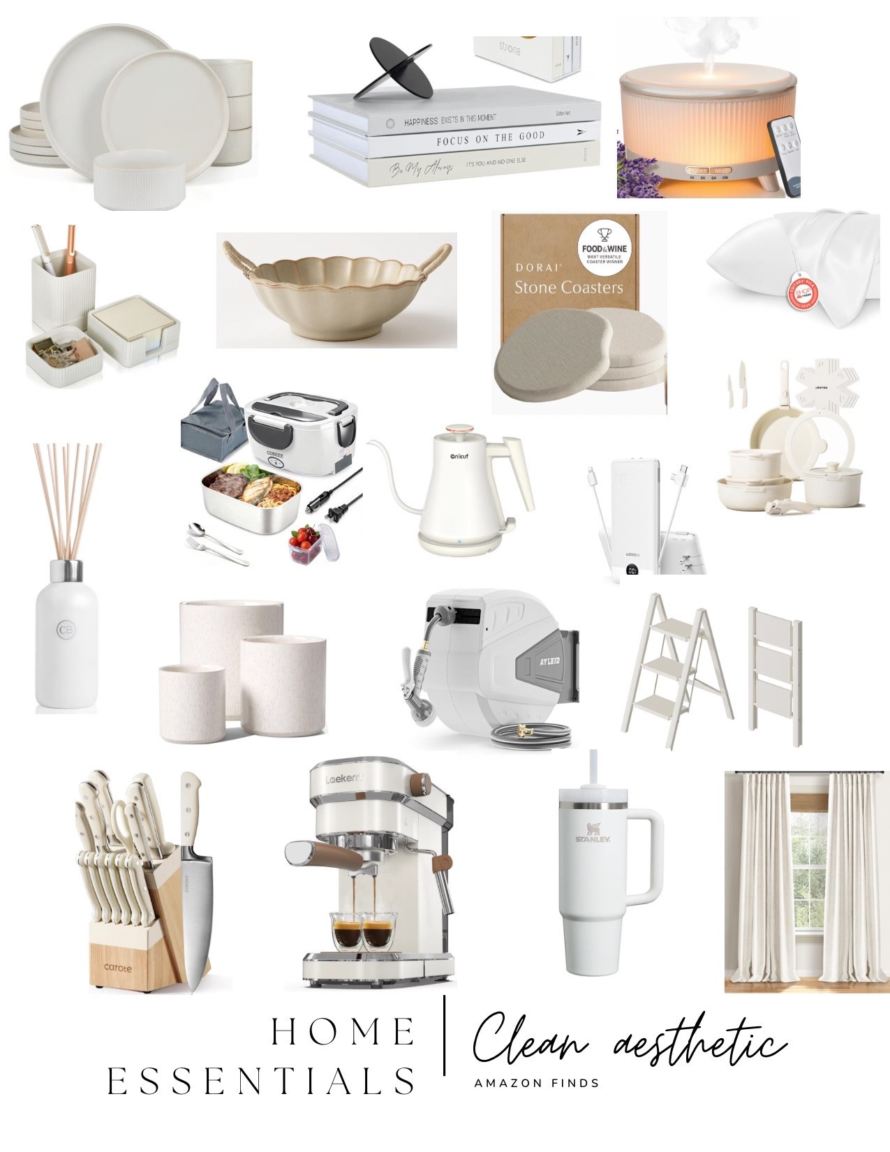A clean, neutral home essentials roundup 🤍
Found so many simple, functional pieces that would fit into any space. These would also be perfect for a wedding registry or easy gift ideas that pretty much anyone would love.

#LTKmomlife #LTKHome #LTKdayinmylife