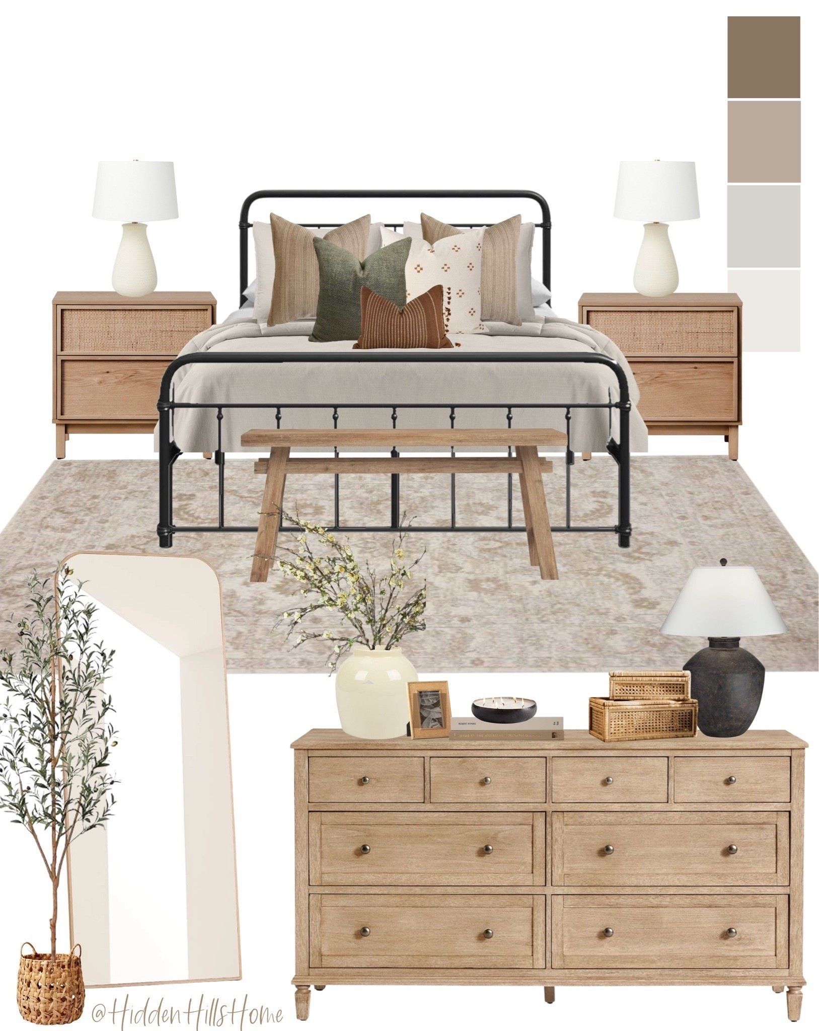 Bedroom decor, bedroom design, bedroom mood board, primary bedroom decor ideas, dresser decor, organic modern bedroom #bedroom

#LTKHome #LTKSaleAlert #LTKSeasonal