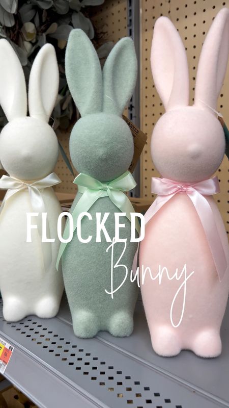 The cutest little flocked bunnies there ever was! Plus they are only $10! Ekkk! Running to grab some NOW! 

#easter #flockedbunny #bunny #easterbunny 

#LTKSeasonal #LTKSpringSale #LTKhome