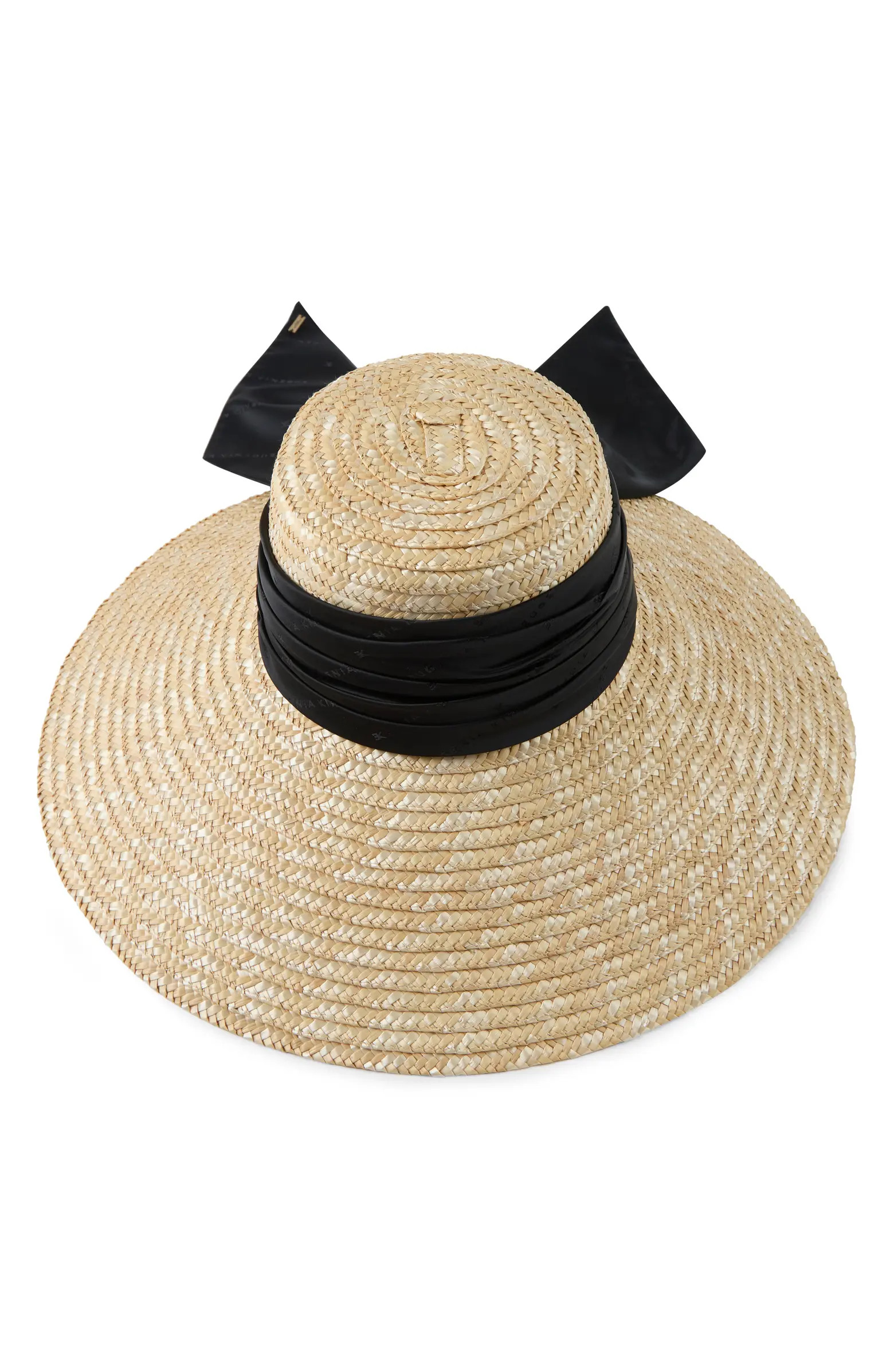 Mirabel Bow Straw Sun Hat | Nordstrom