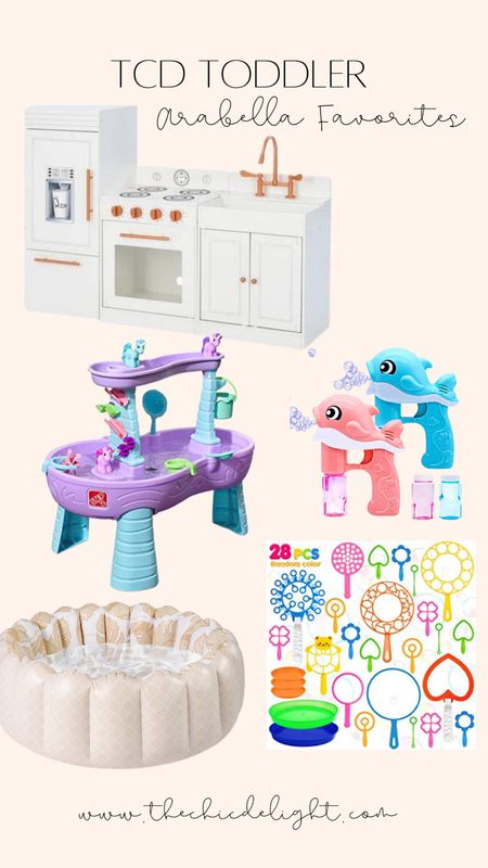 These are Arabella’s favorite toys right now!! She is playing with them non-stop and I love how they can all grow with her. The kitchen is currently on sale with code EXTRA10

Toys / toddler toys / toddler gift ideas / toddler girl / toddler boy / kid toys / play 

#LTKFind #LTKsalealert #LTKkids
