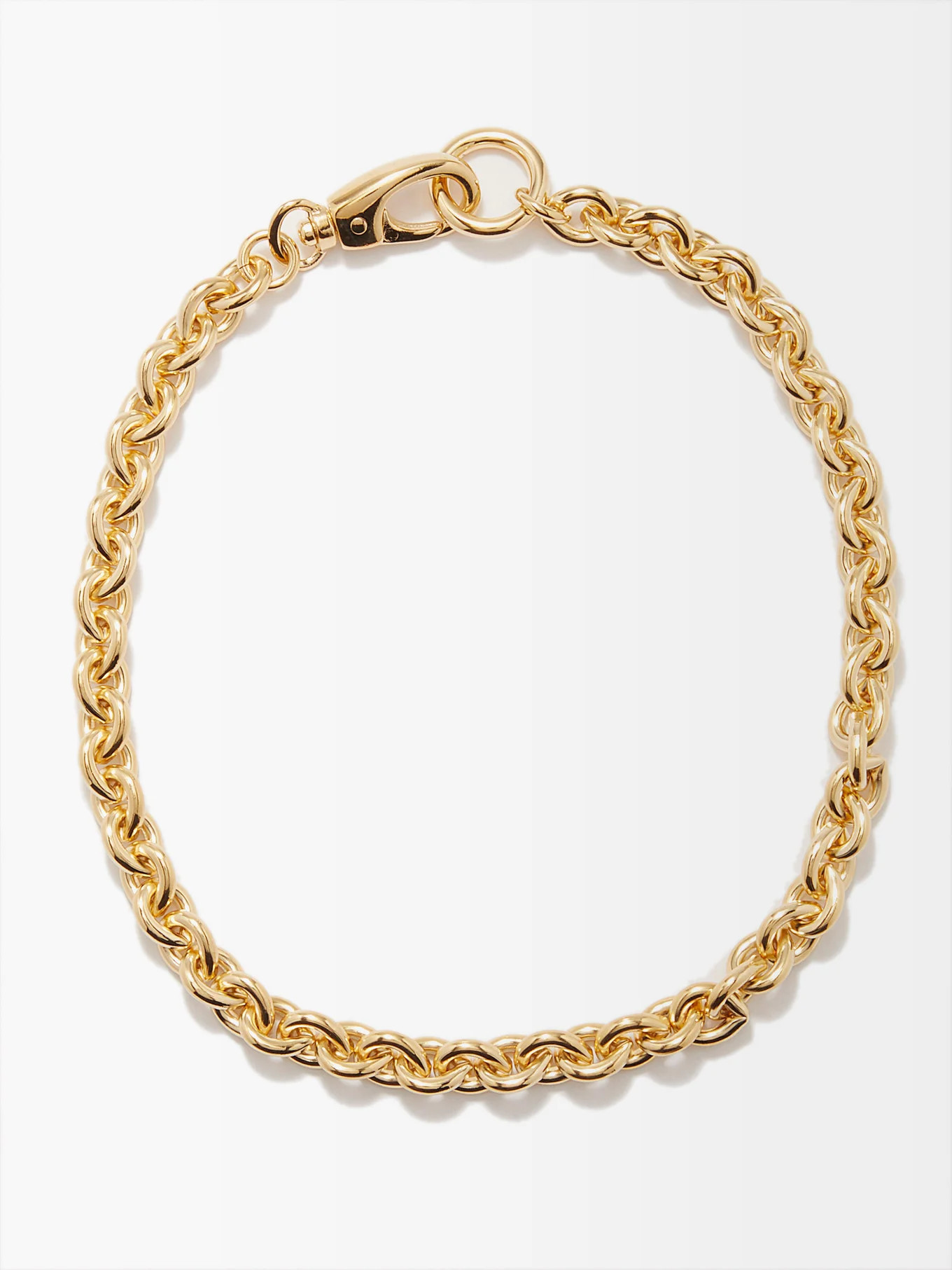 Cable 14kt gold-plated necklace | Matches (US)