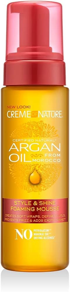 Creme of Nature Argan Oil Style and Shine Foaming Mousse, 7 Ounce | Amazon (CA)