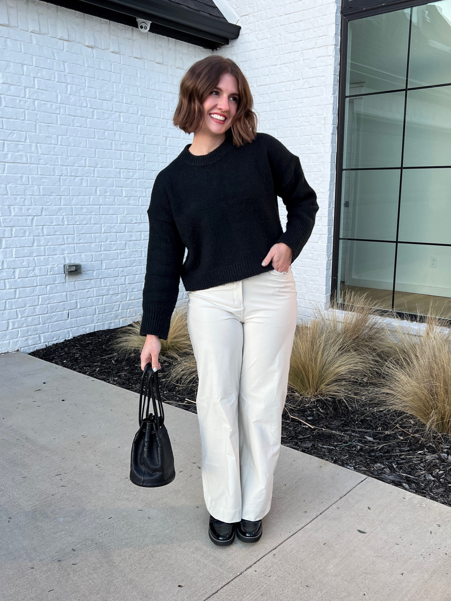 Wore this to dinner over the weekend, but it would also be a great business casual look as well! The entire look is one sale currently. Sweater is a size small, and trousers are a size 28!

#LTKsalealert #LTKworkwear #LTKstyletip