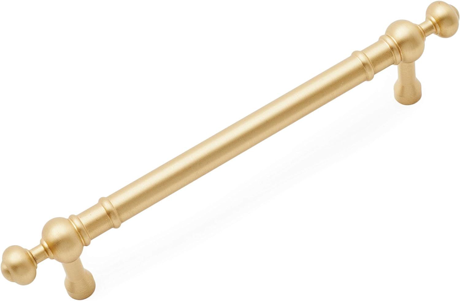 RK International RKI C Satin Brass R.K. International CP 816 SB 5" Center Plain Pull with Decorat... | Amazon (US)