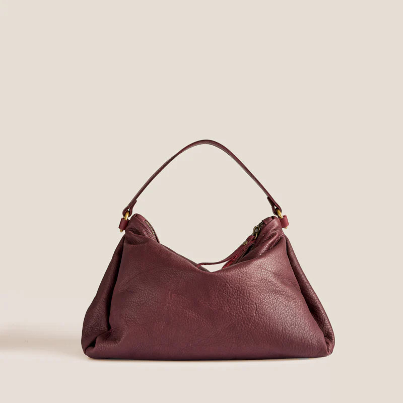 Daily Bag - Heritage "Broken-In" Leather Oxblood Burgundy | Parker Thatch