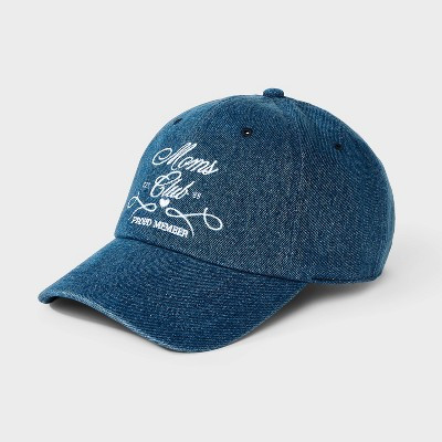Mom's Club Baseball Hat - Universal Thread™ Denim Blue | Target