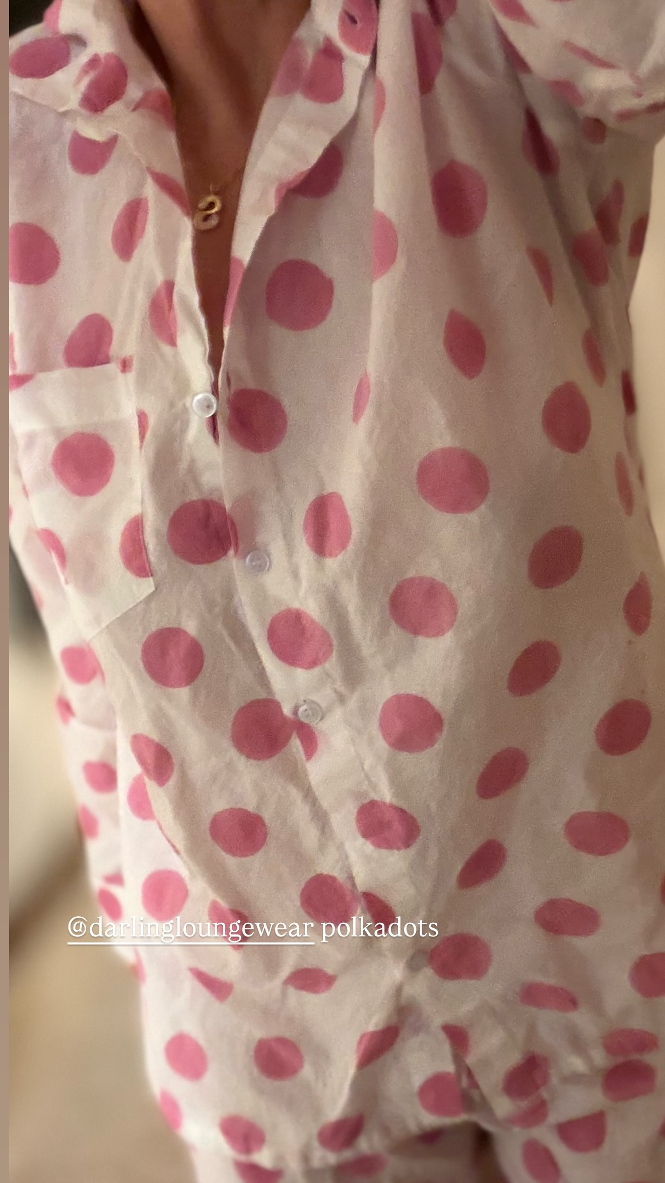 Love this polka dot pajama set 

 