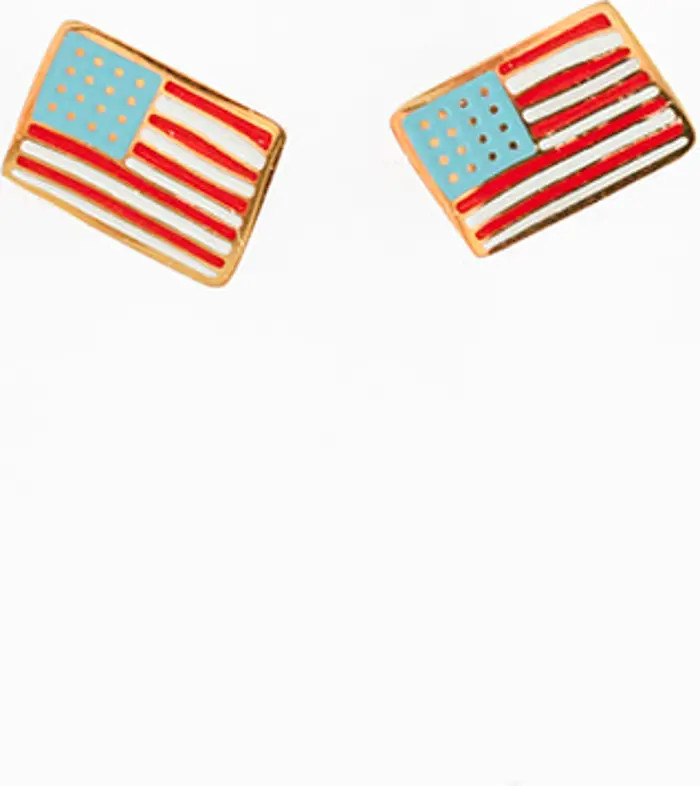 Pip Pop American Flag Stud Earring | Nordstrom | Nordstrom