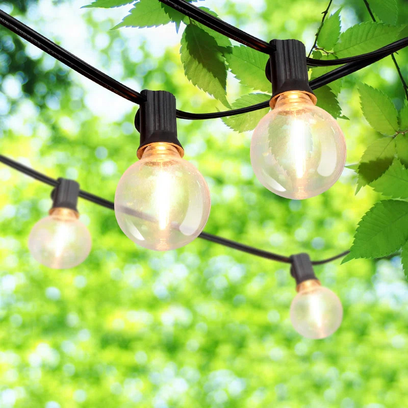 420" Outdoor Solar Powered 16-Globe String Lights with Remote Control | Wayfair North America