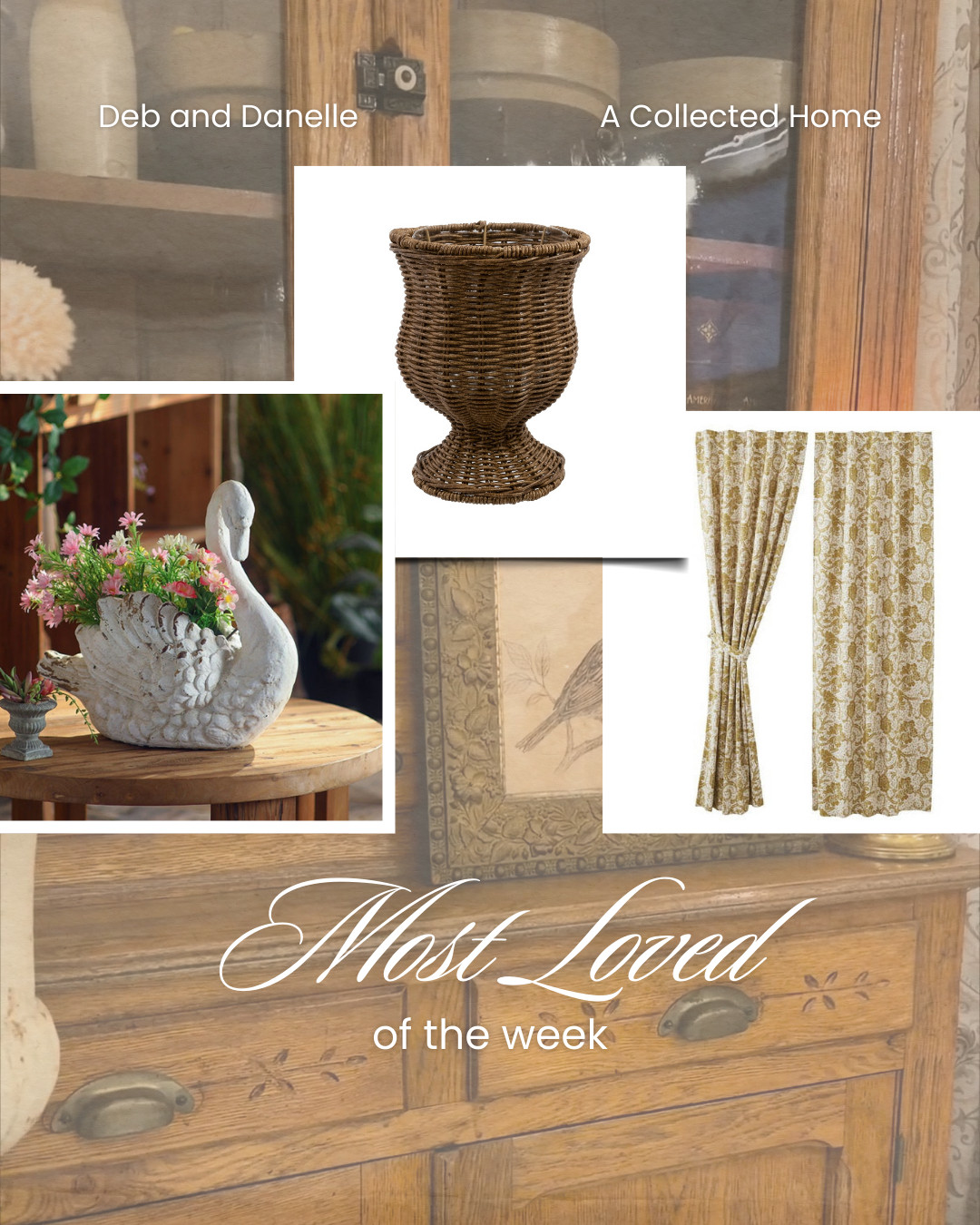 These were our most-loved items of the week, including my new swan planter, a woven planter, and our curtains.  

 #LTKSeasonal #LTKHome
