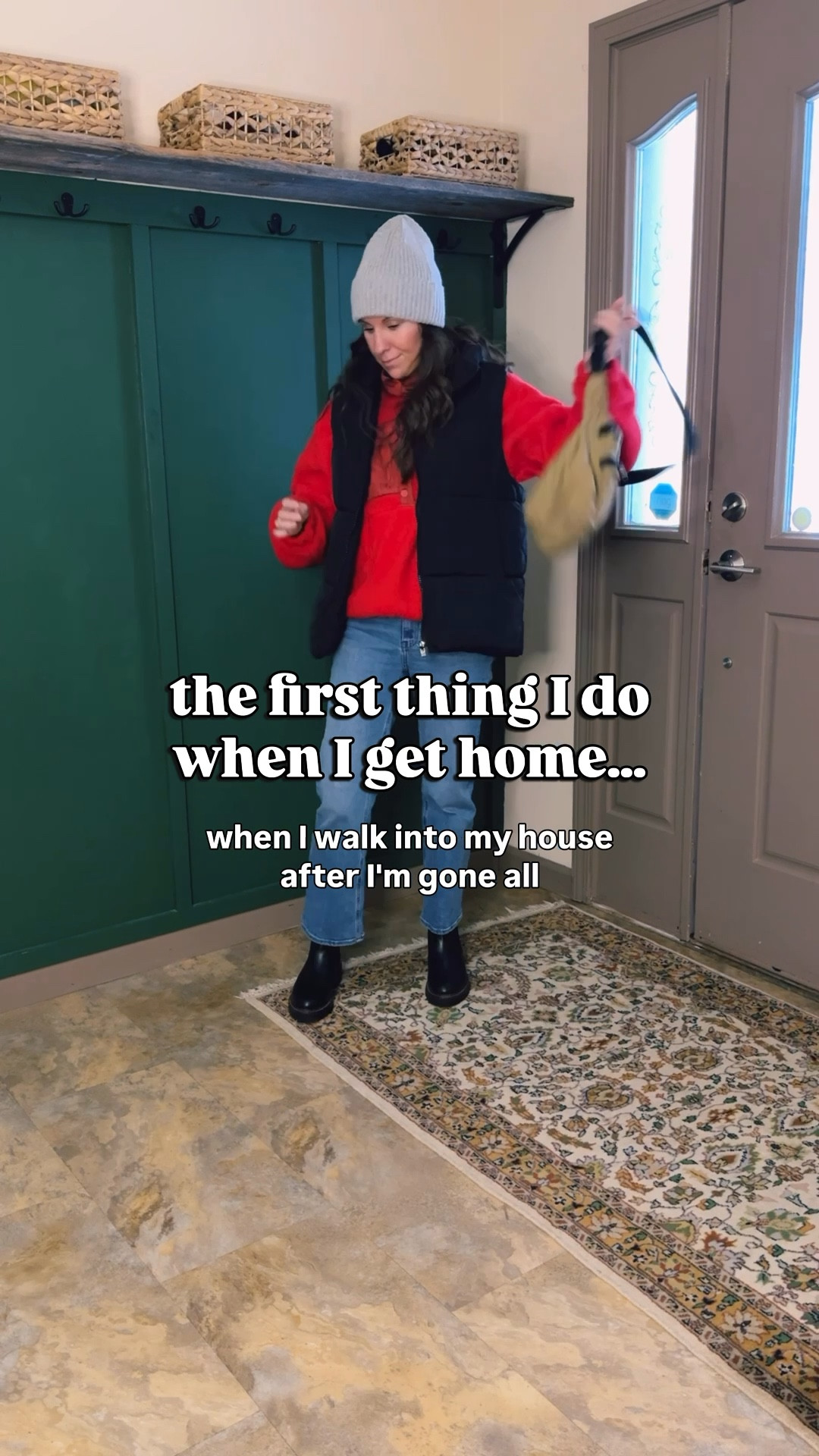 Outfit 1: wearing small in my tee, small in my red Sherpa, small in my puffer vest, 24 with a 26” inseam in my jeans and 6.5 in my boots (also linked similar boots).

Outfit 2: Wearing xs in both the crewneck sweatshirt and sweatpants (color is Platinum Silver Heather), both pieces are fleece-lined and sooooo cozy! My ugg Tasmans are size 6 and I also linked similar ones!

This sweat set is under $11 a piece and would make a great cozy gift for yourself or someone else! Perfect for holiday break. 

#sweatset #matchingset #giftideasforher #comfygifts #greysweatset #affordablestyle 

#LTKHoliday #LTKPetite #LTKgrwm