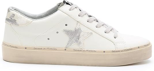 Mi.iM Paz Rubber Sole Lace-up Reflective Star Sneakers | Amazon (US)