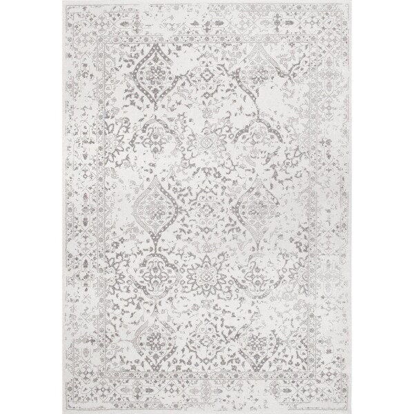 The Gray Barn Black Hill Vintage Floral Ornament Rug - 8' x 10' - Ivory | Bed Bath & Beyond