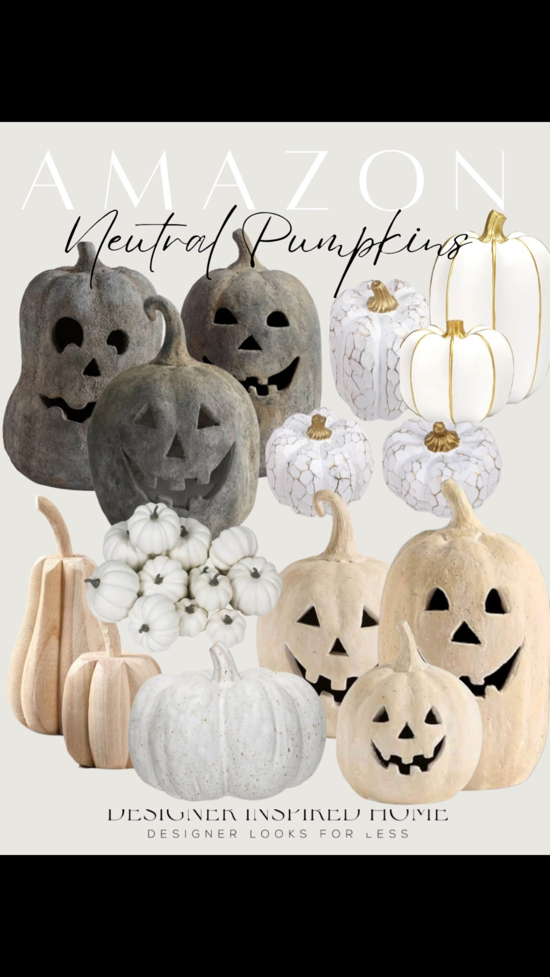 Neutral pumpkins! The terracotta pumpkins are only $19.99! 

#LTKSeasonal #LTKHome #LTKFindsUnder50