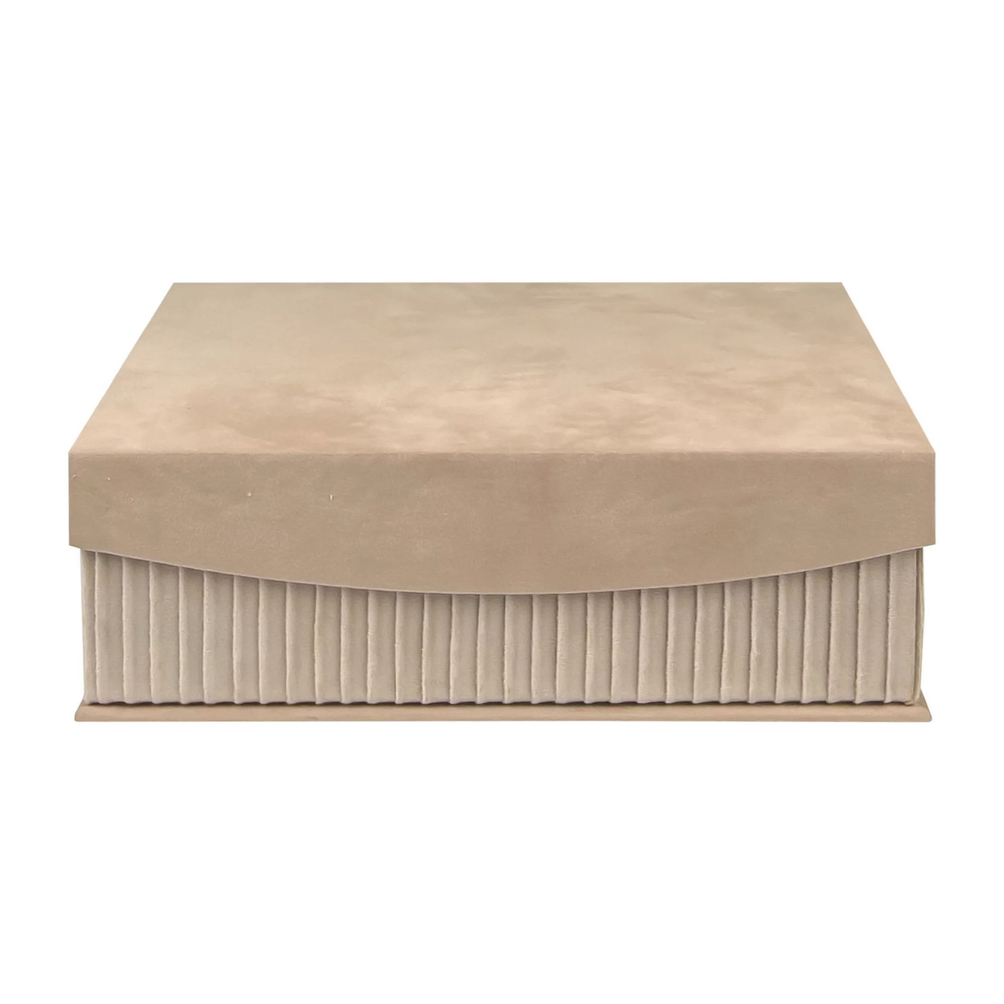 Belle Maison Small Flip-Top Velvet Box | Kohl's