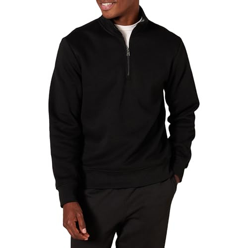 Amazon Essentials mens Long-Sleeve Quarter-Zip Pullover Fleece Sweatshirt | Amazon (US)