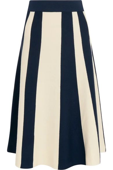 Ellie striped merino wool skirt | NET-A-PORTER (UK & EU)