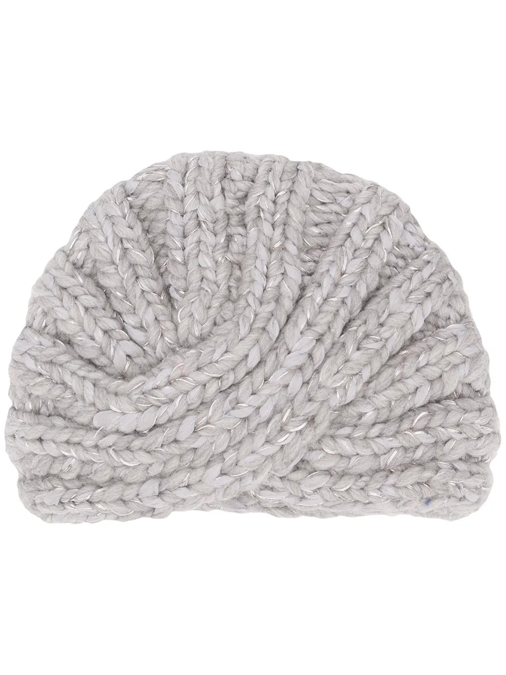 Eugenia Kim fitted knitted hat - Grey | FarFetch US