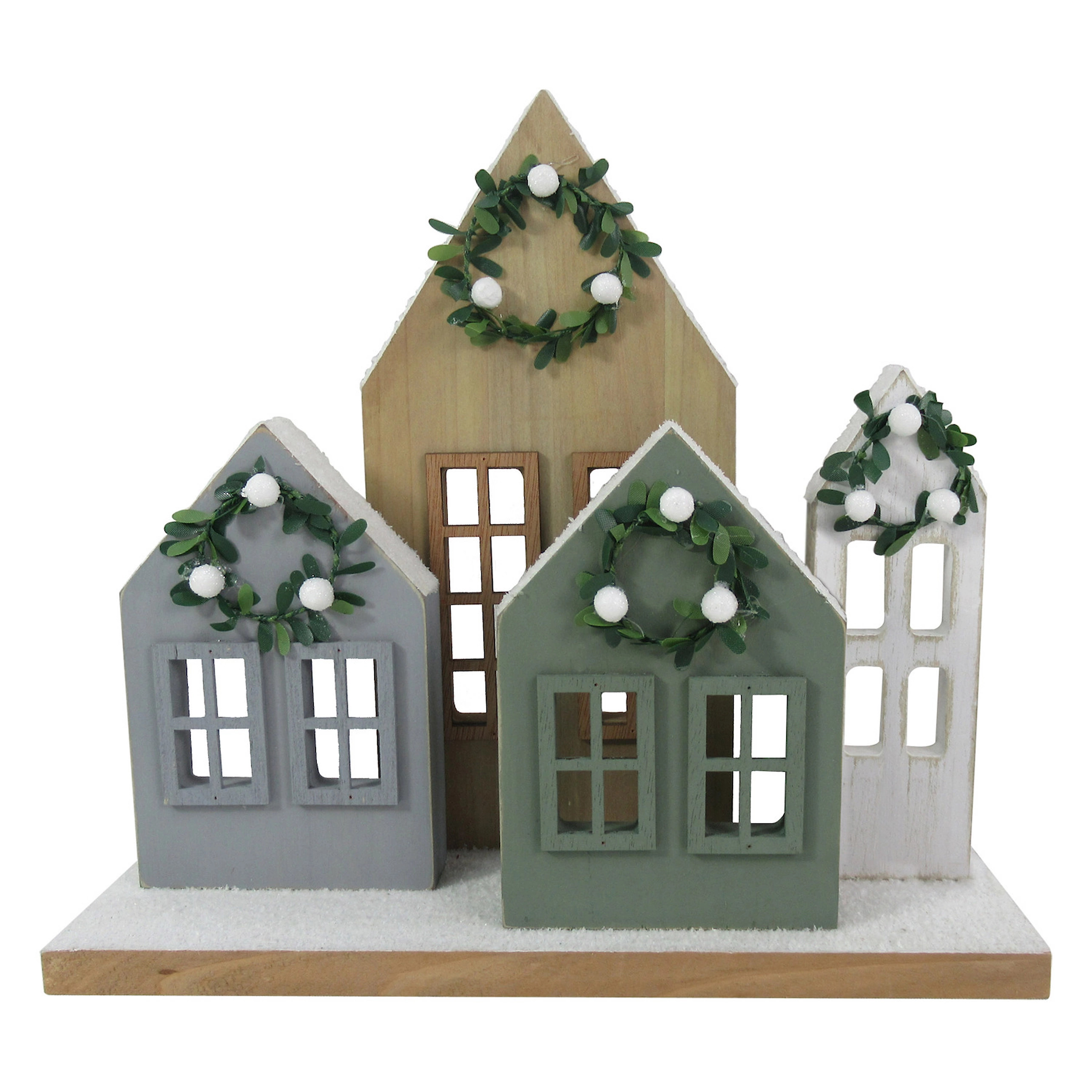 St. Nicholas Square™ Wood Houses Table Decor | Kohl's