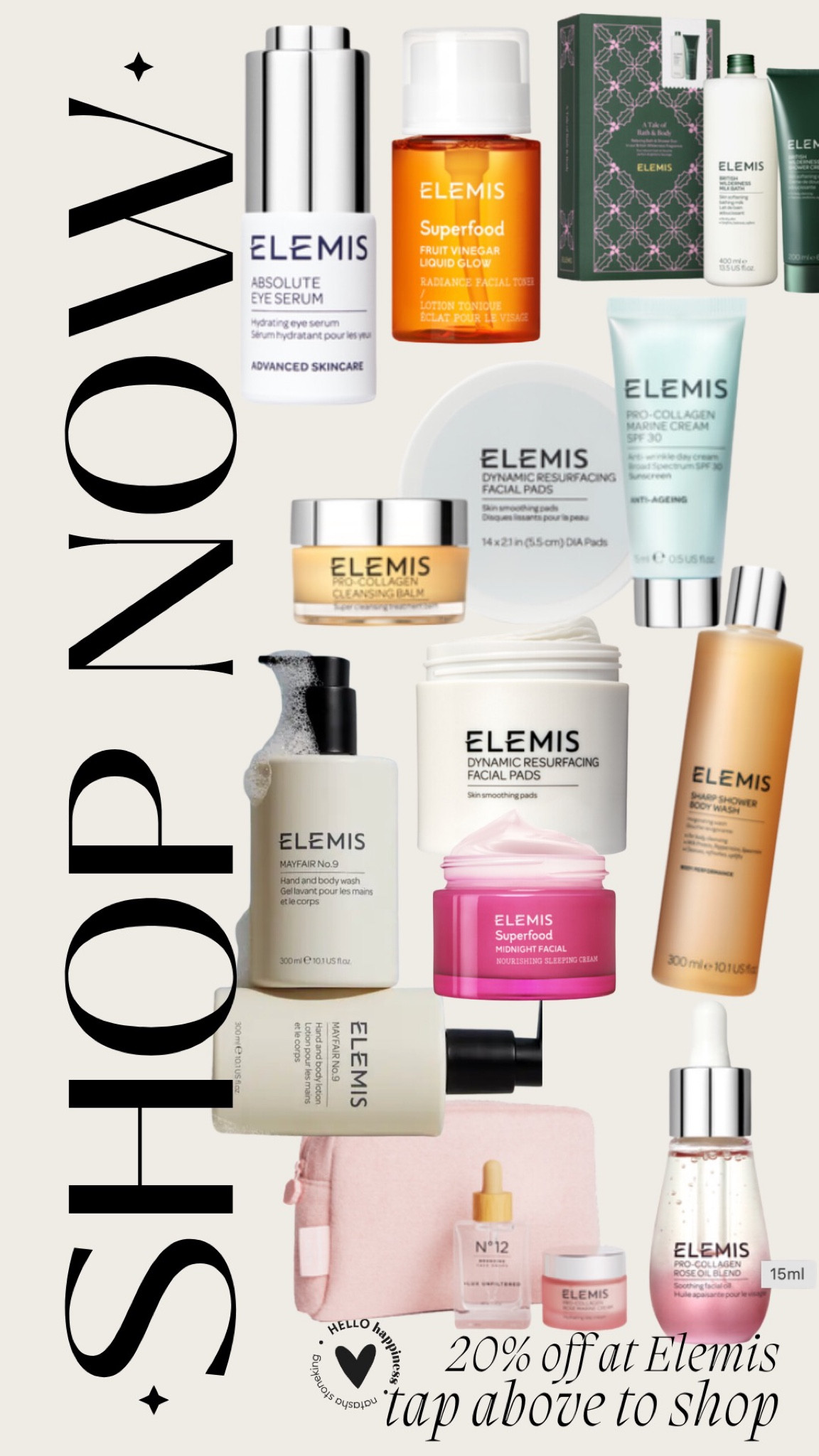 LTK fall sale | Elemis | 20% off 

#LTKSale #LTKsalealert #LTKbeauty