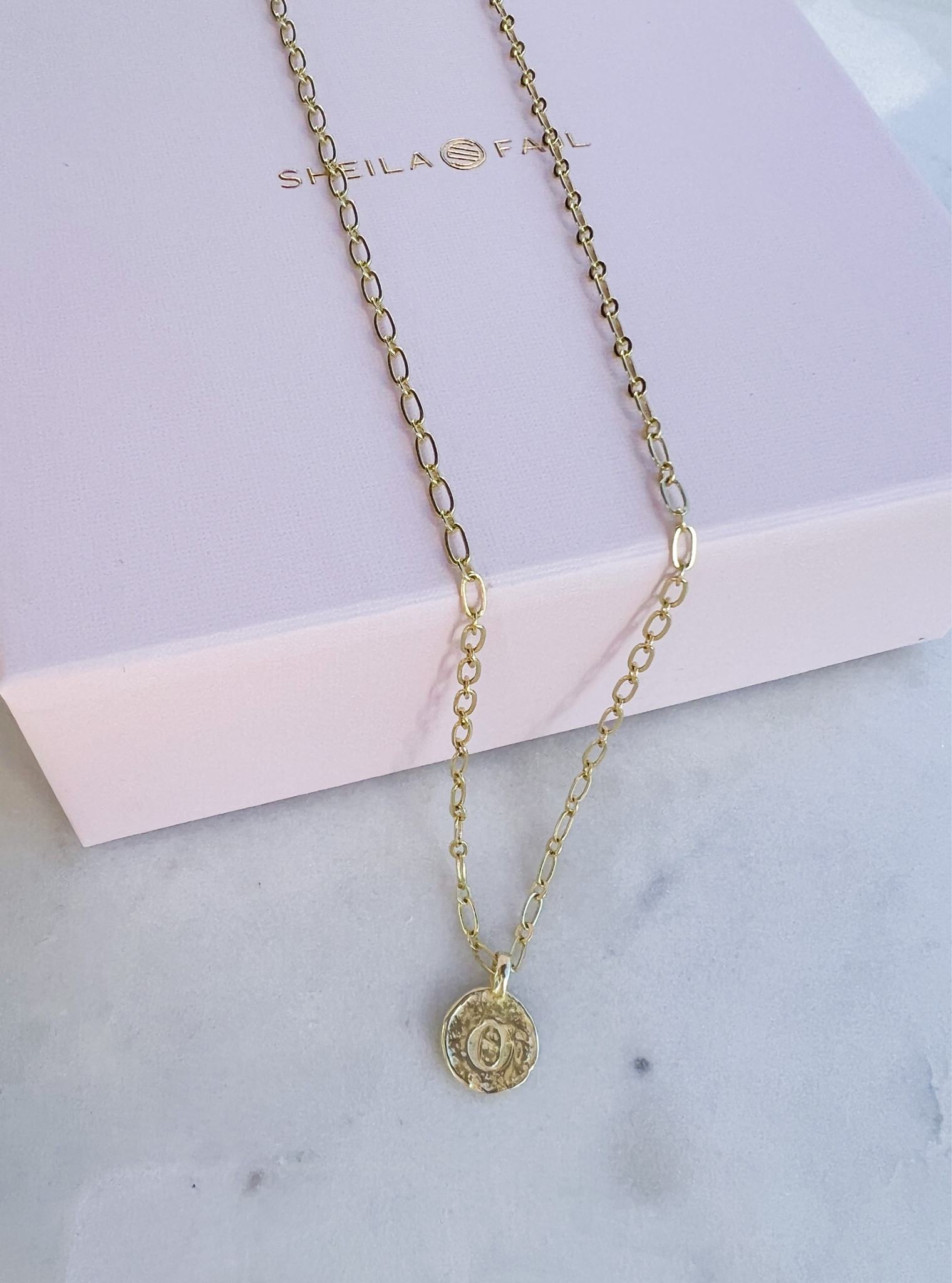 Sheila Fajl Jewelry 18k Plated Gold tiny initial necklace ✨

#LTKunder100 #LTKGiftGuide