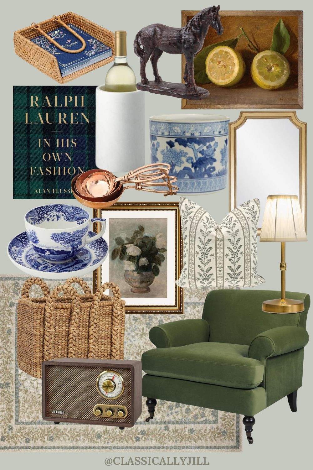 Ralph Lauren Style - Classic Home decor - Own and love this chair in navy blue. Deep seater. Jillien Harbor campbell pillow.  

 #LTKHome #LTKFindsUnder50 #LTKFindsUnder100