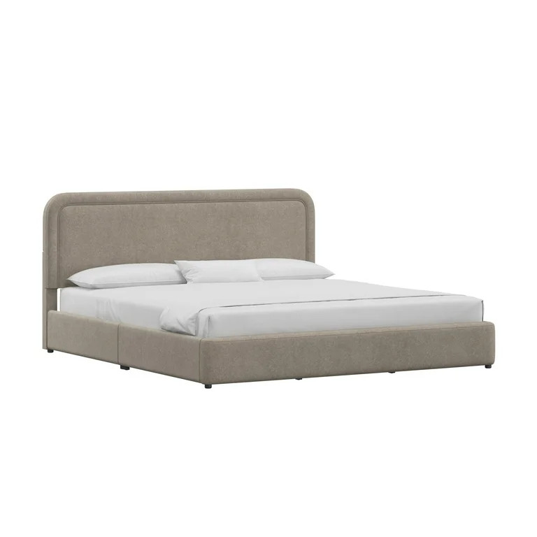 Better Homes & Gardens Juliet King Platform Bed, Sand | Walmart (US)